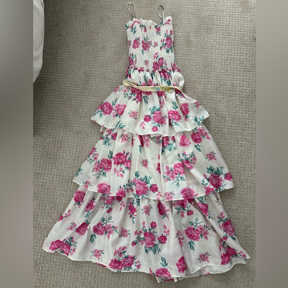 Loveshackfancy x target pink floral dress